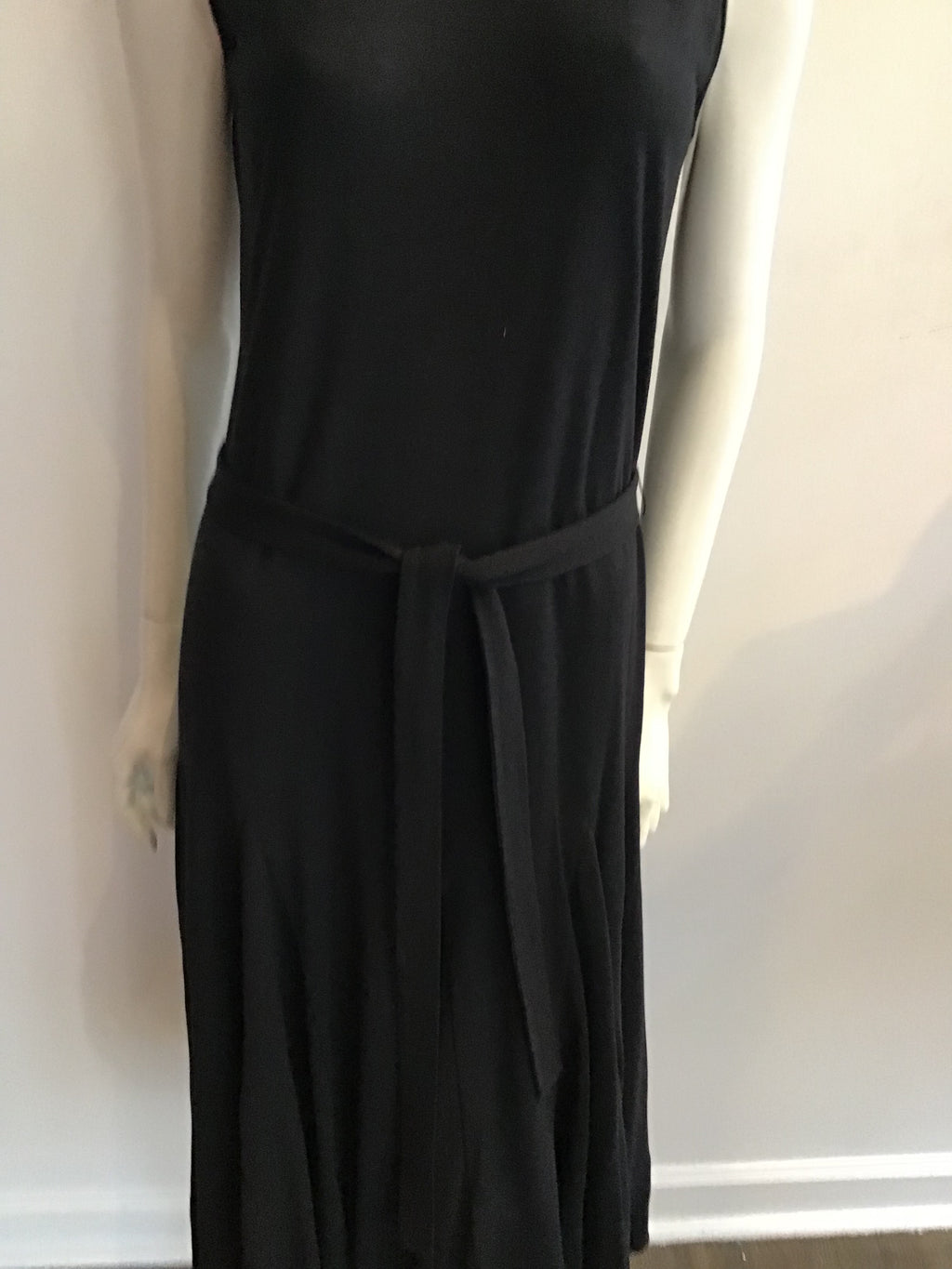 1970s Giorgio Saint’Angelo Black Knit Dress