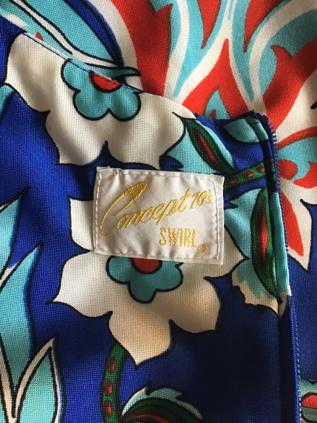 1970's Concept Maxi dress in Blue