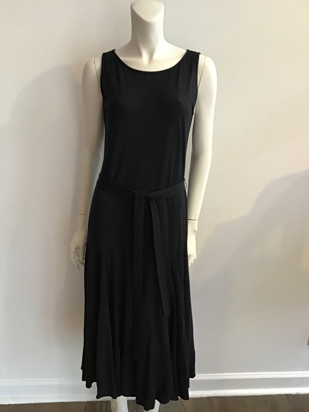 1970s Giorgio Saint’Angelo Black Knit Dress