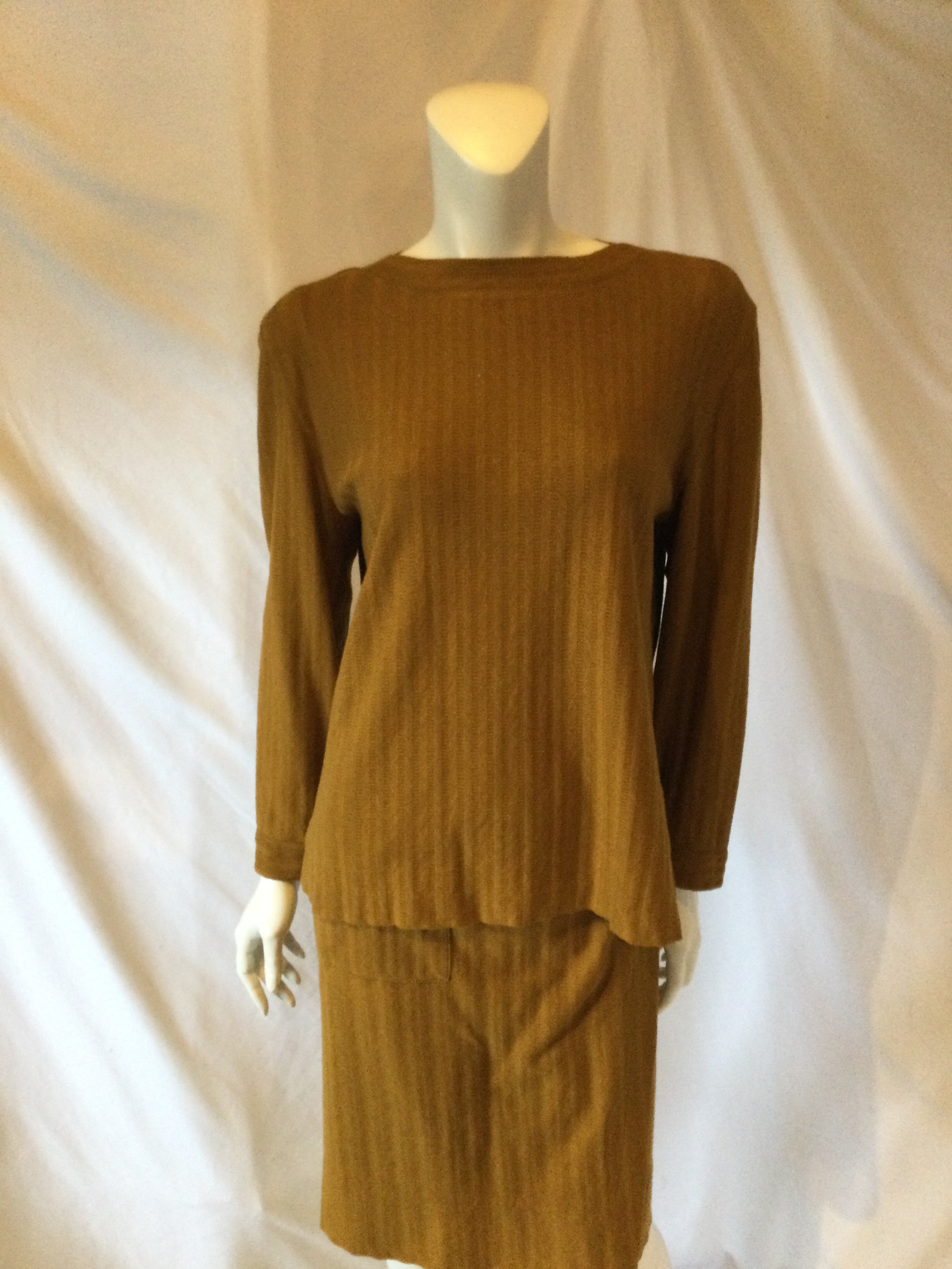vintage 1970s brown Missoni ensemble