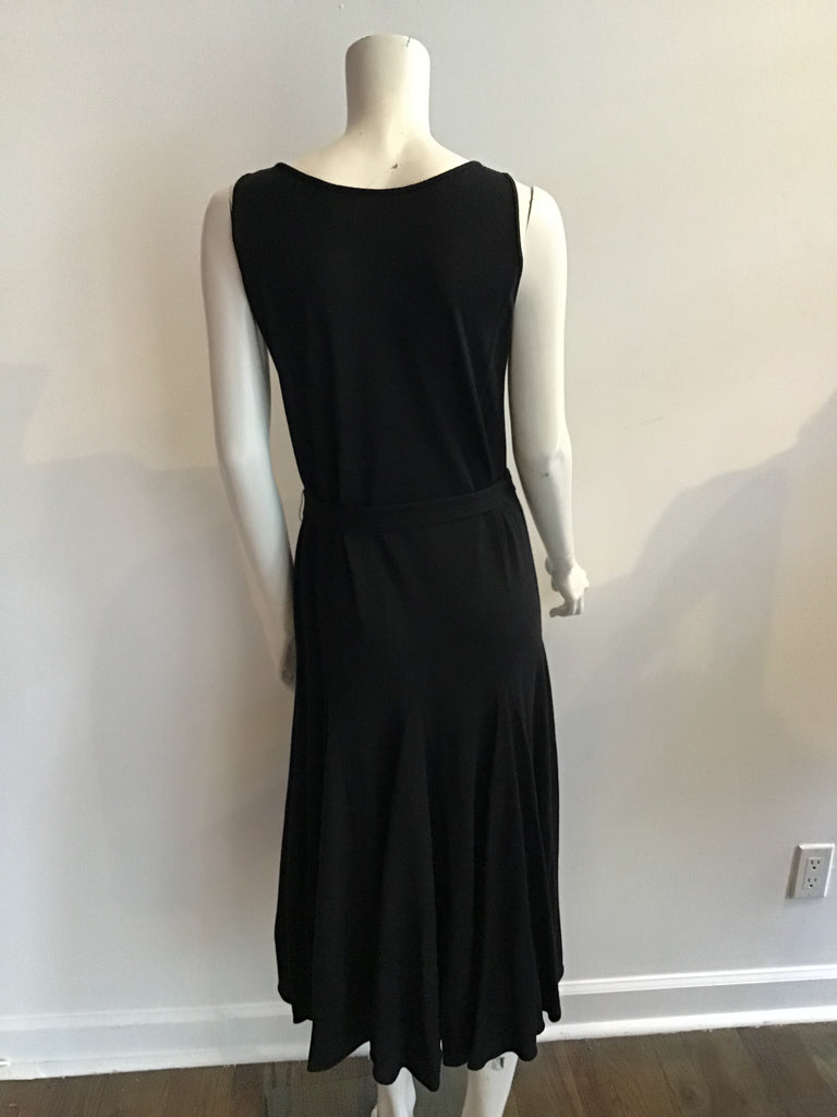 1970s Giorgio Saint’Angelo Black Knit Dress