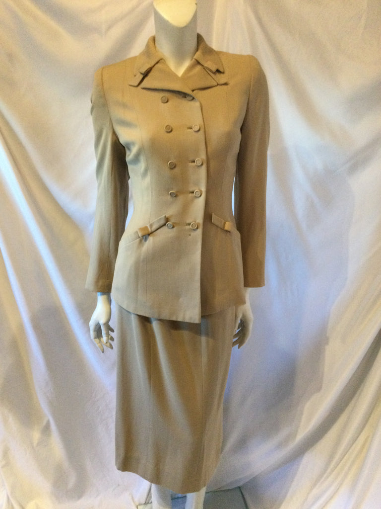 1940s post war ten Forstman Wool suit with blouser