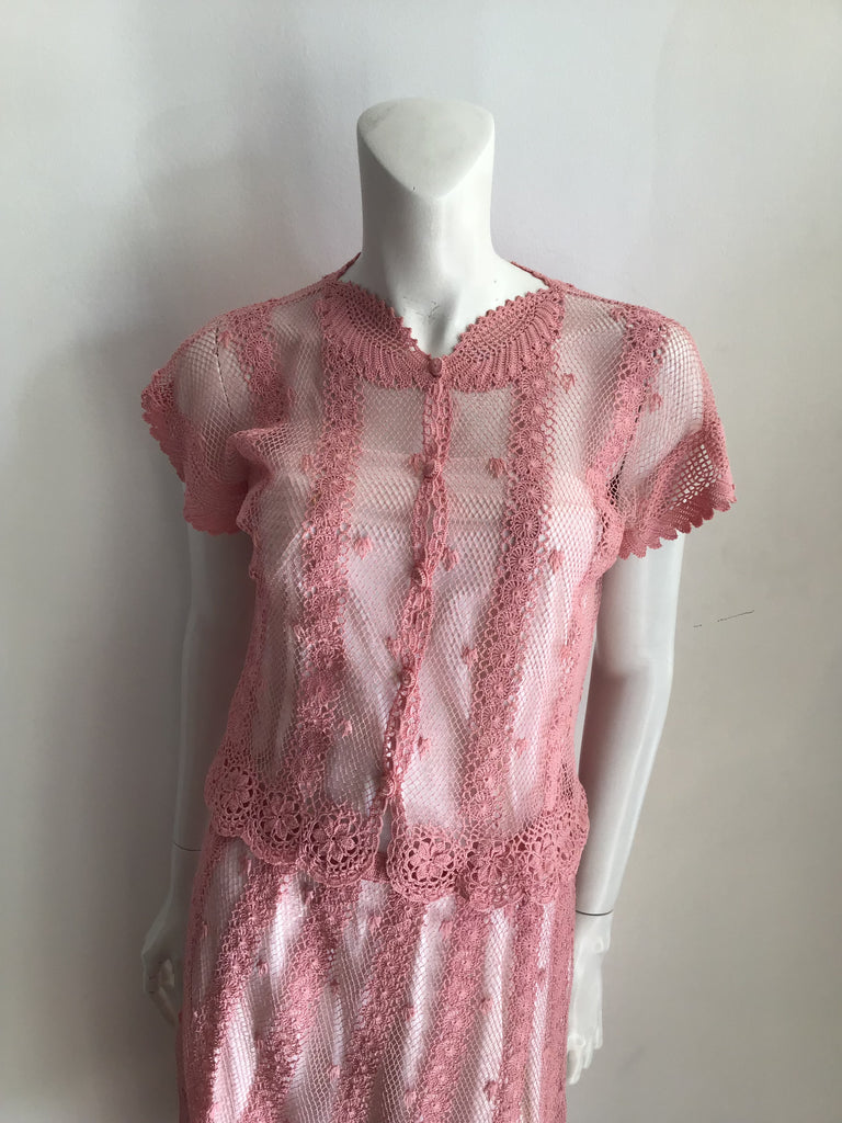 1980s Lim’s of China 2 Piece Dress