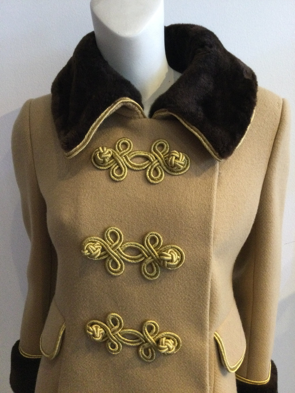 1970s Russian Look Evening Coat