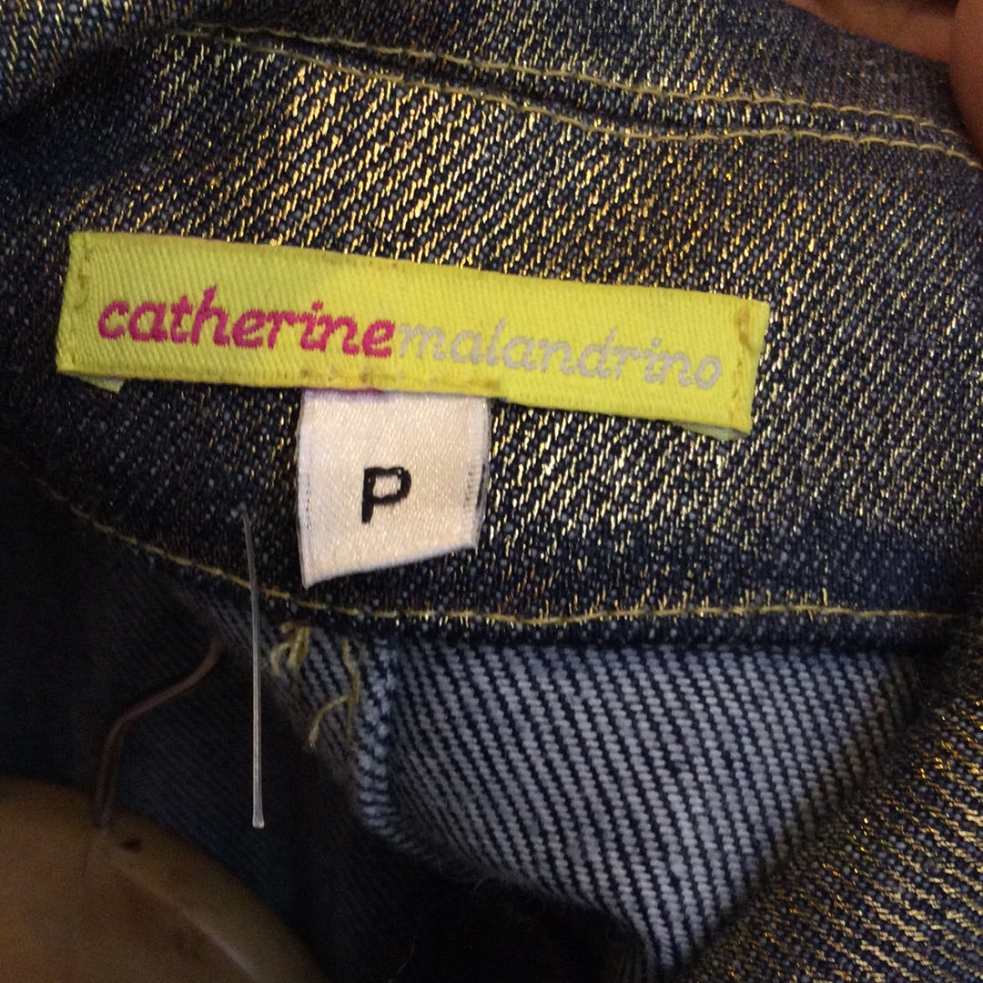 1990's Metallic Gold Trench Coat with Matching Pants size 6