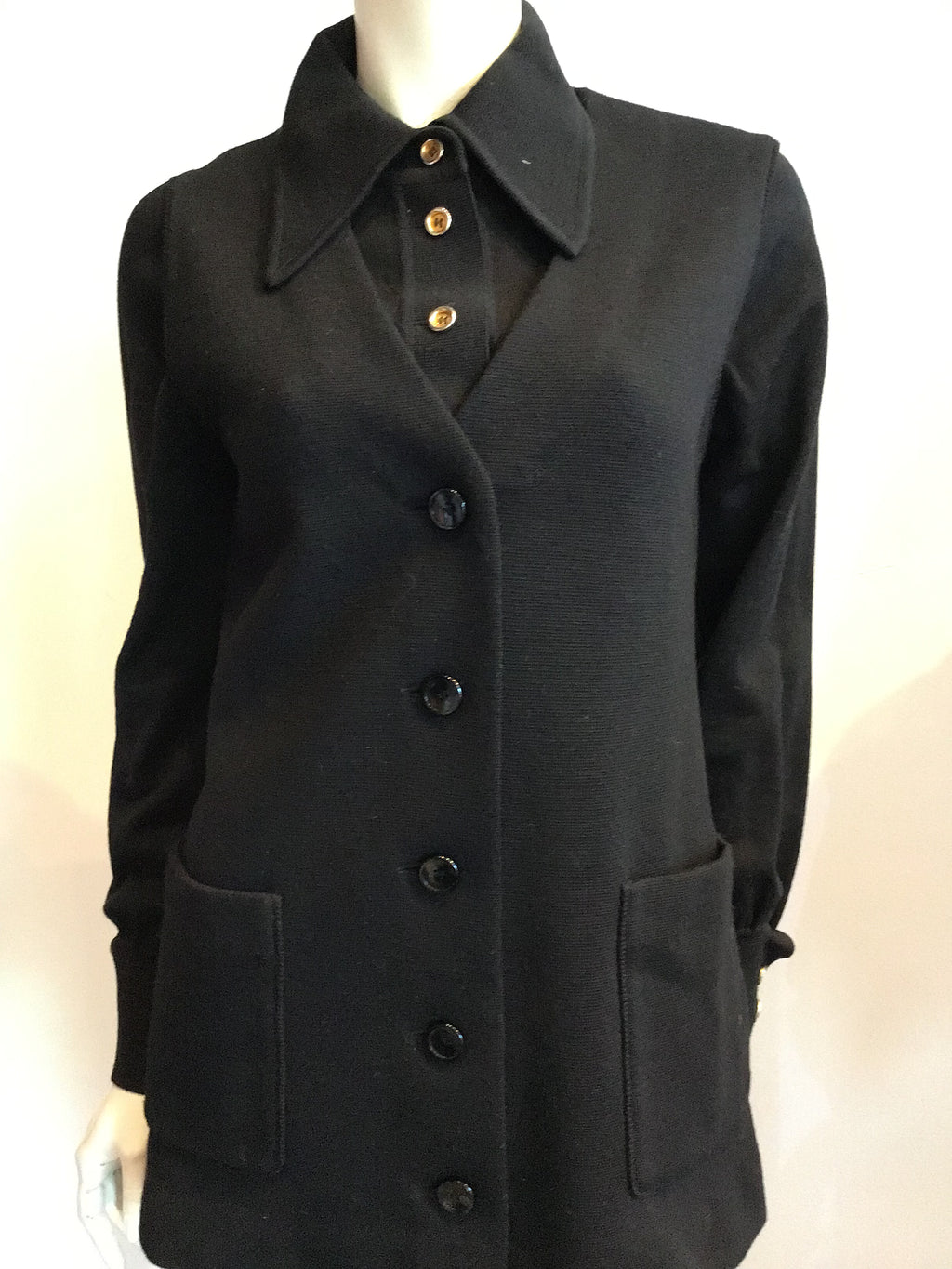 1970's Goldworm Cotton Knit Shirt and Pant Ensemble size 10