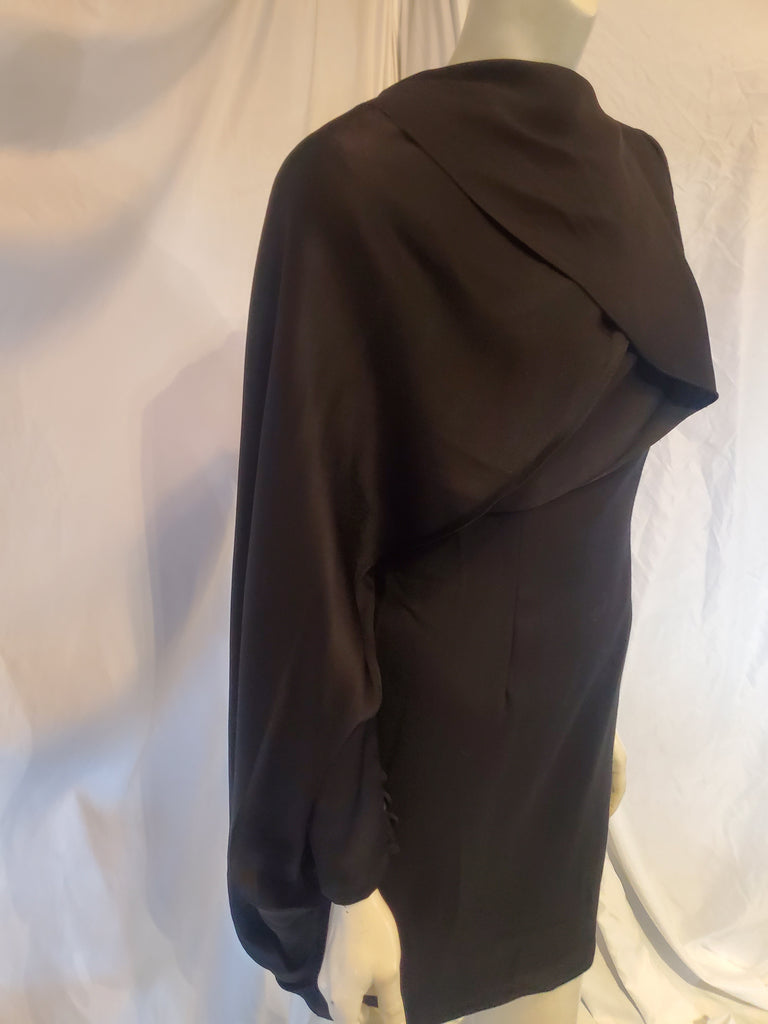 1980's Bill Blass Black Dress size 7/8