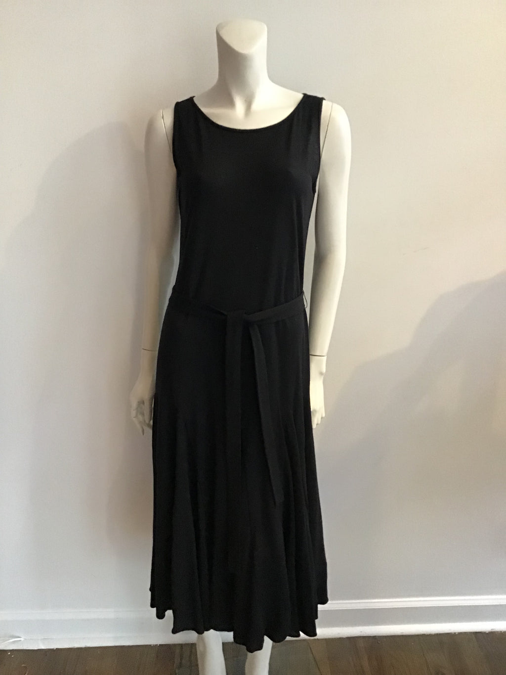 1970s Giorgio Saint’Angelo Black Knit Dress