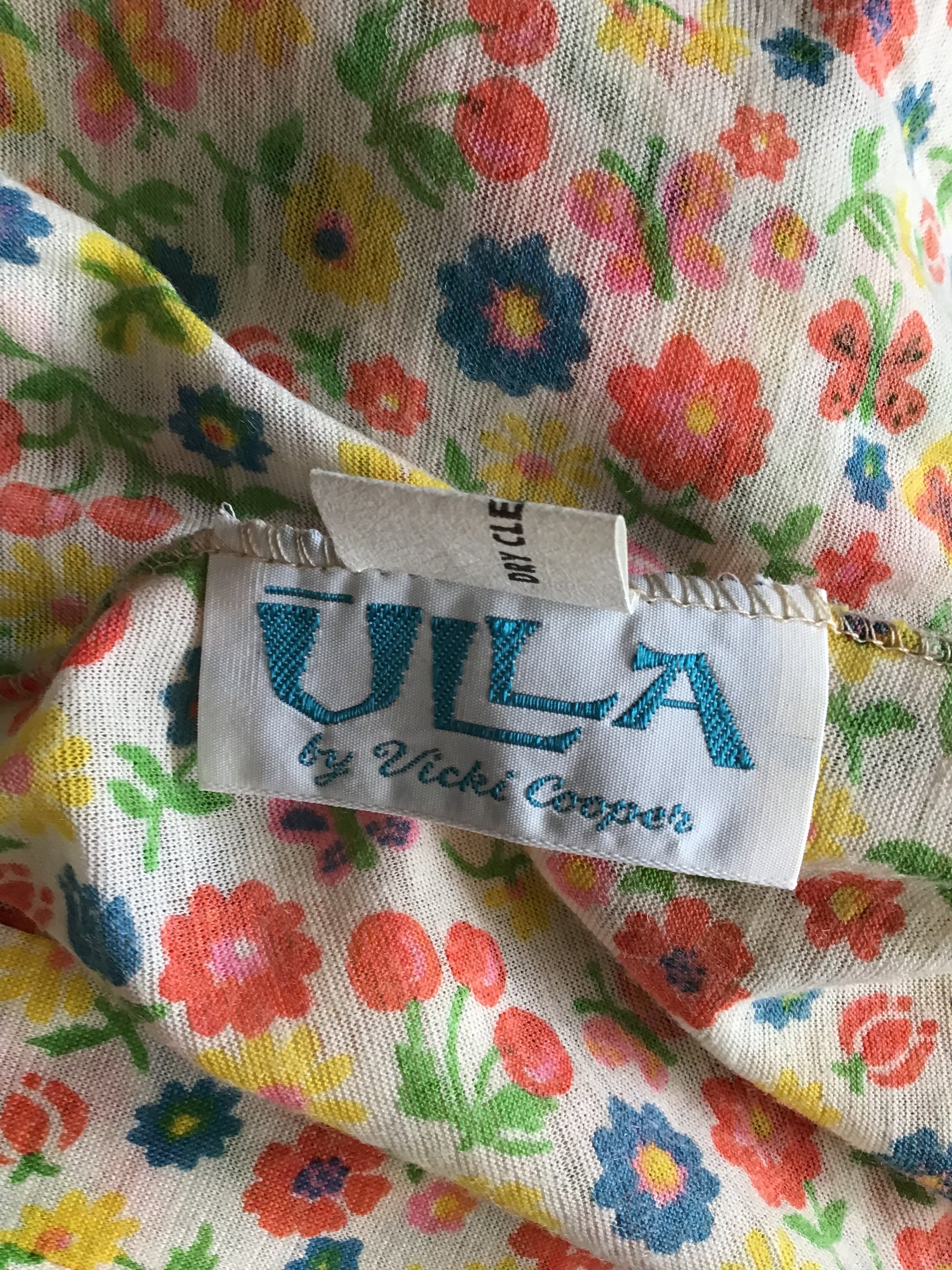 1970s Ulla by Vickie Casper Blouse