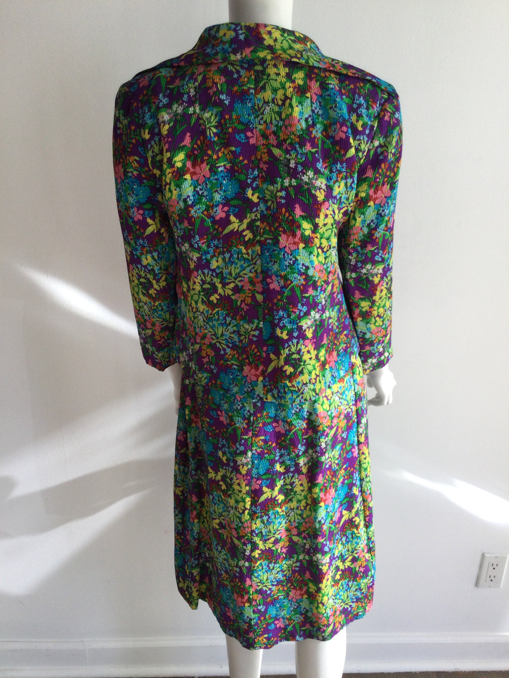1970s Floral Jacket and Dress
