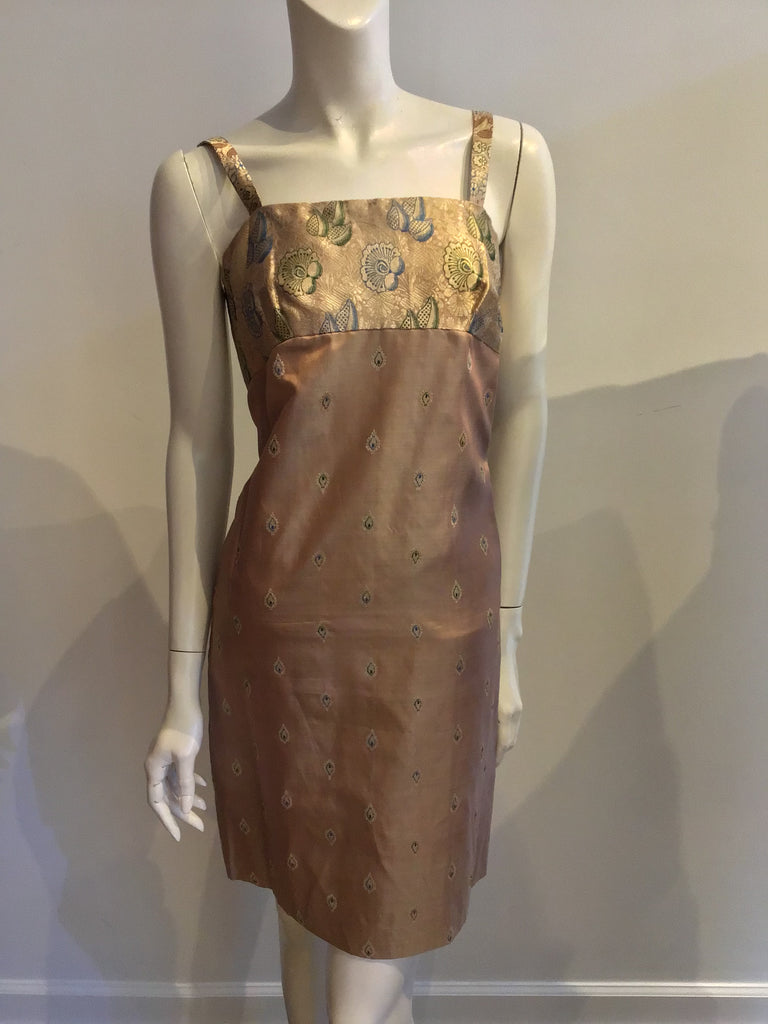 60s Silk 2 piece Cocktail Ensemble