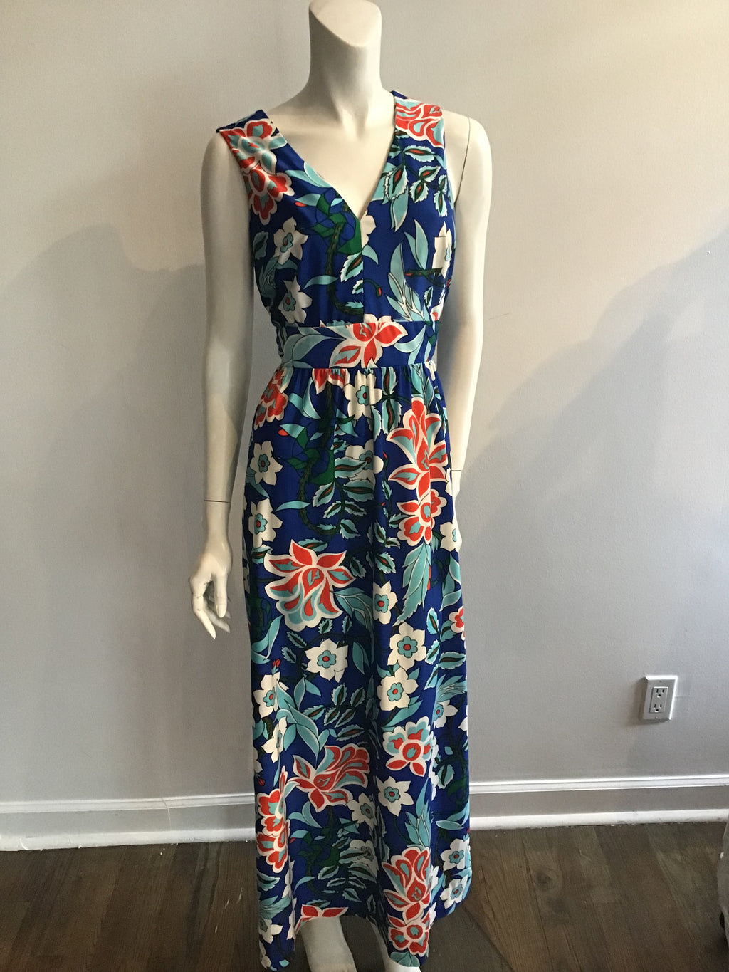 1970's Concept Maxi dress in Blue
