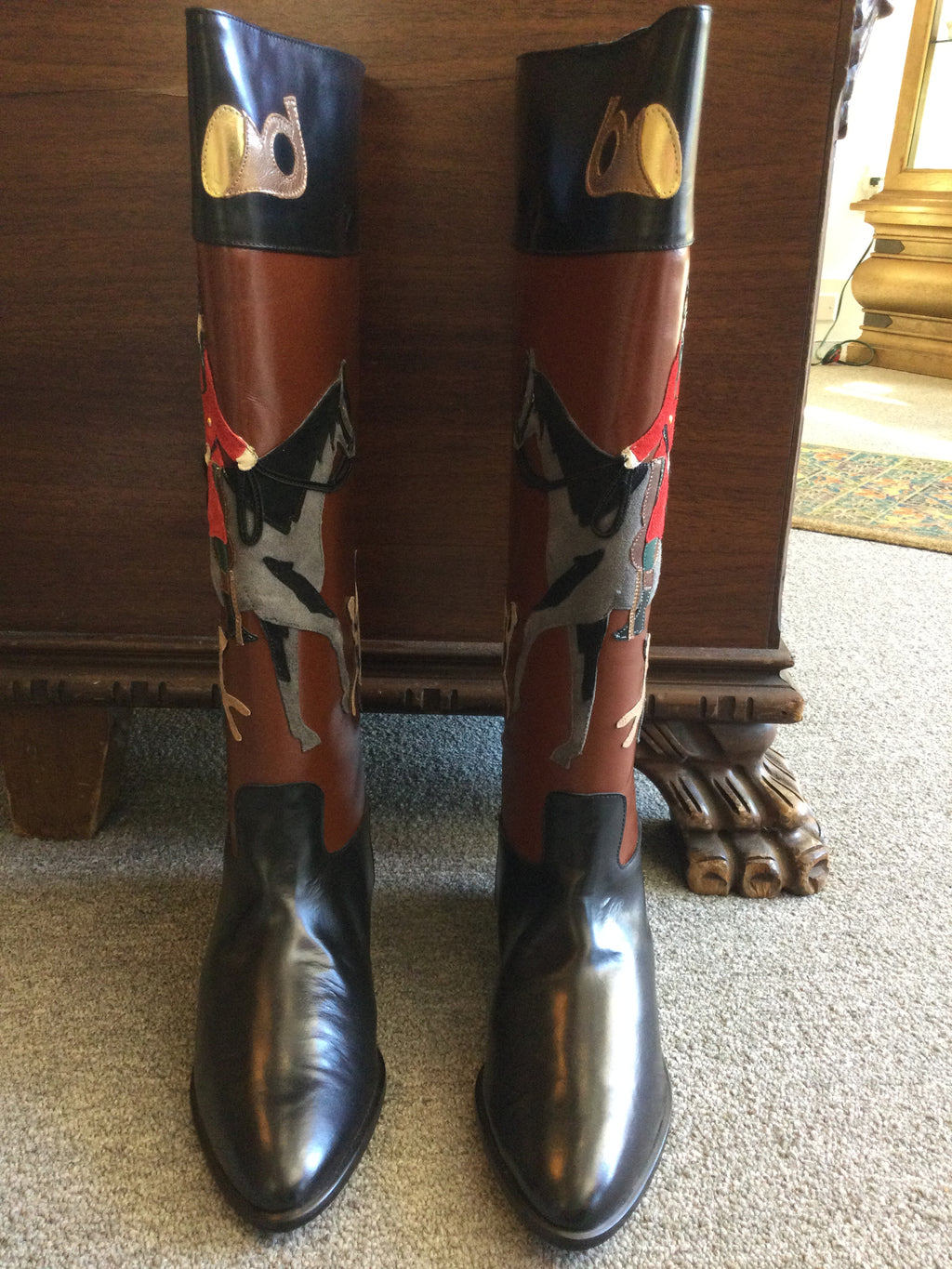 Beverly Feldman 80s Equestrian Boots
