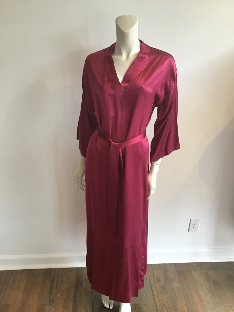 Silk raspberry Nightgown