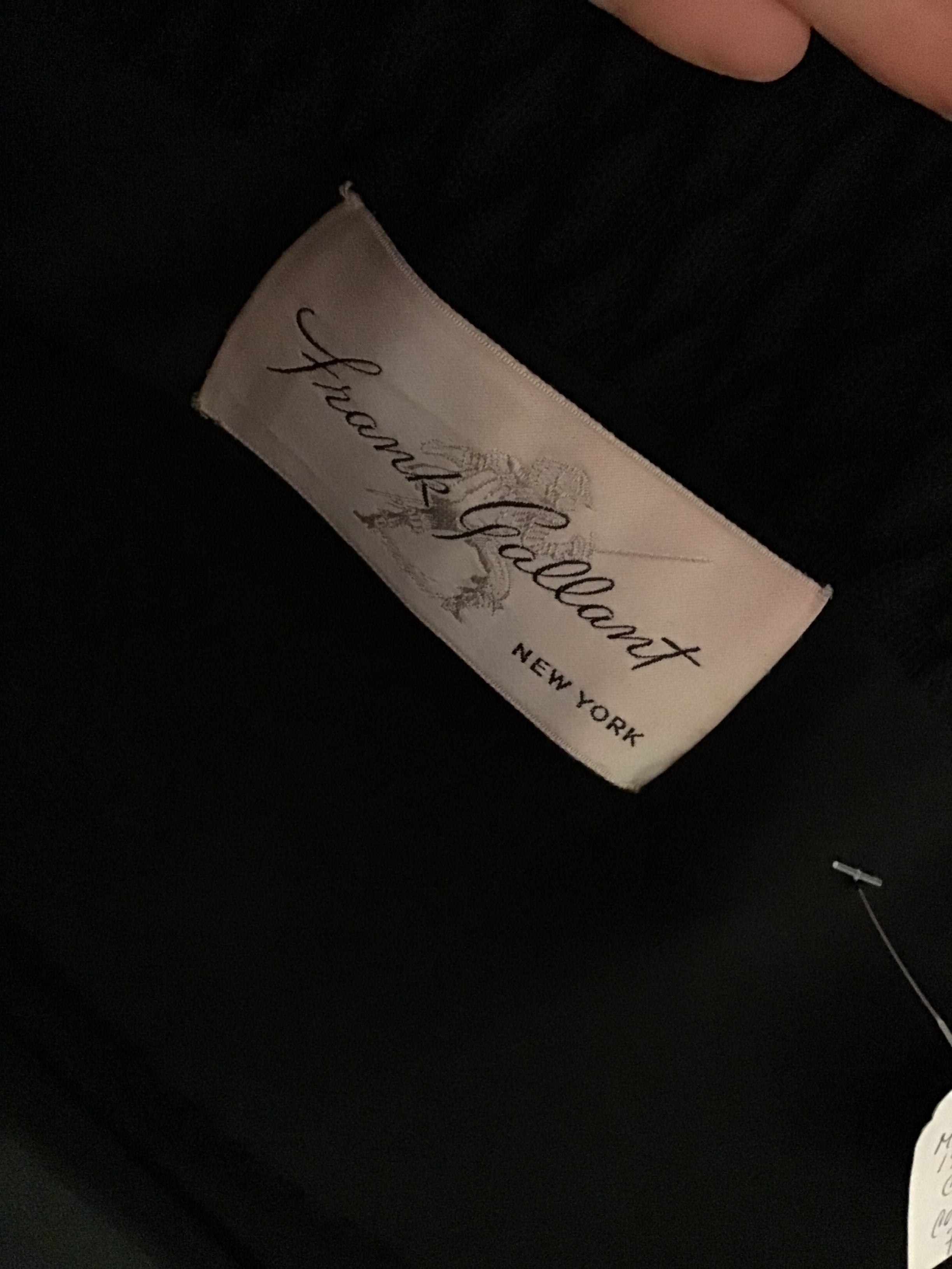 1950's Frank Gallant woven cotton/wool blend Evening Coat-one size