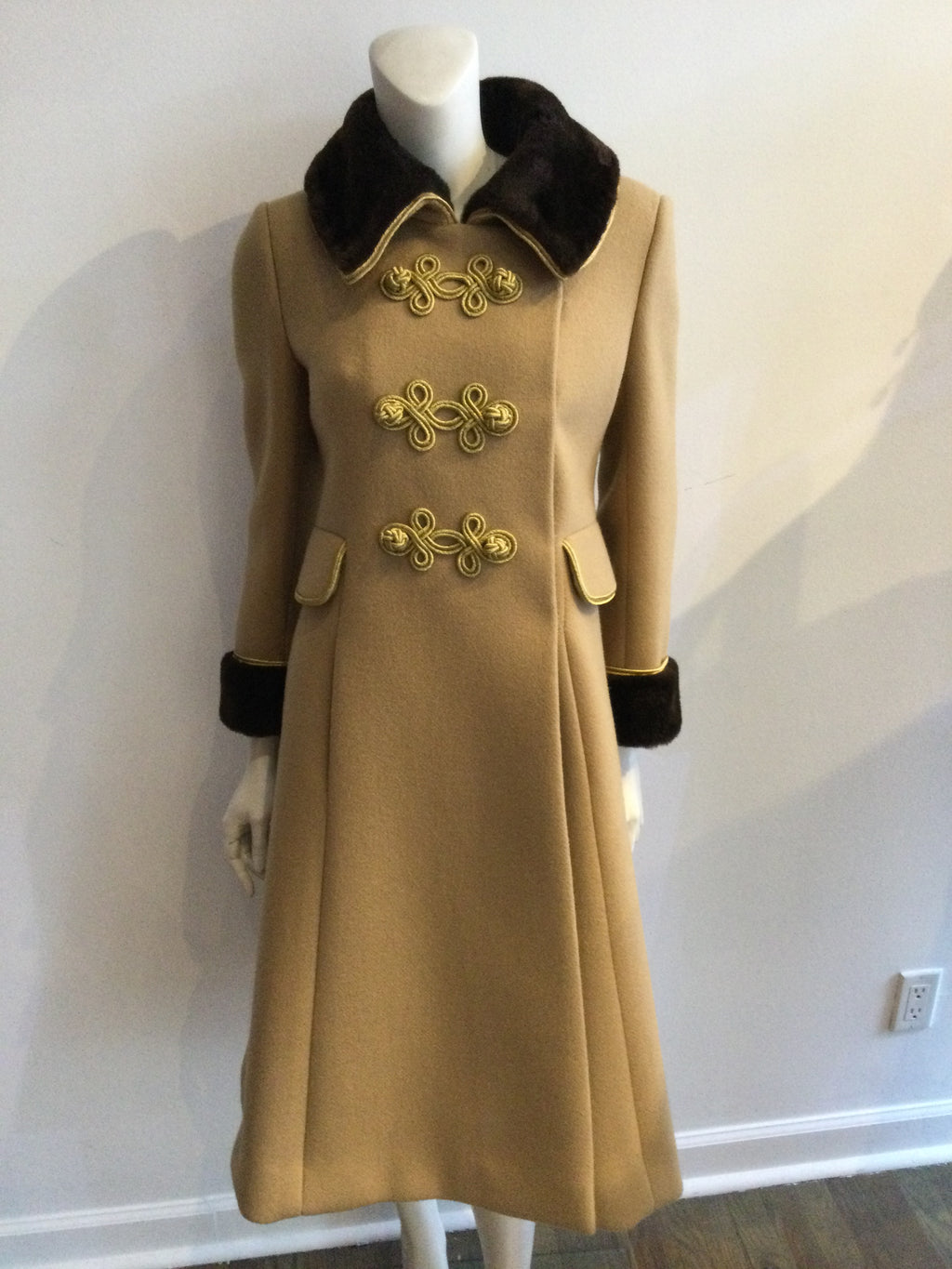 1970s Russian Look Evening Coat