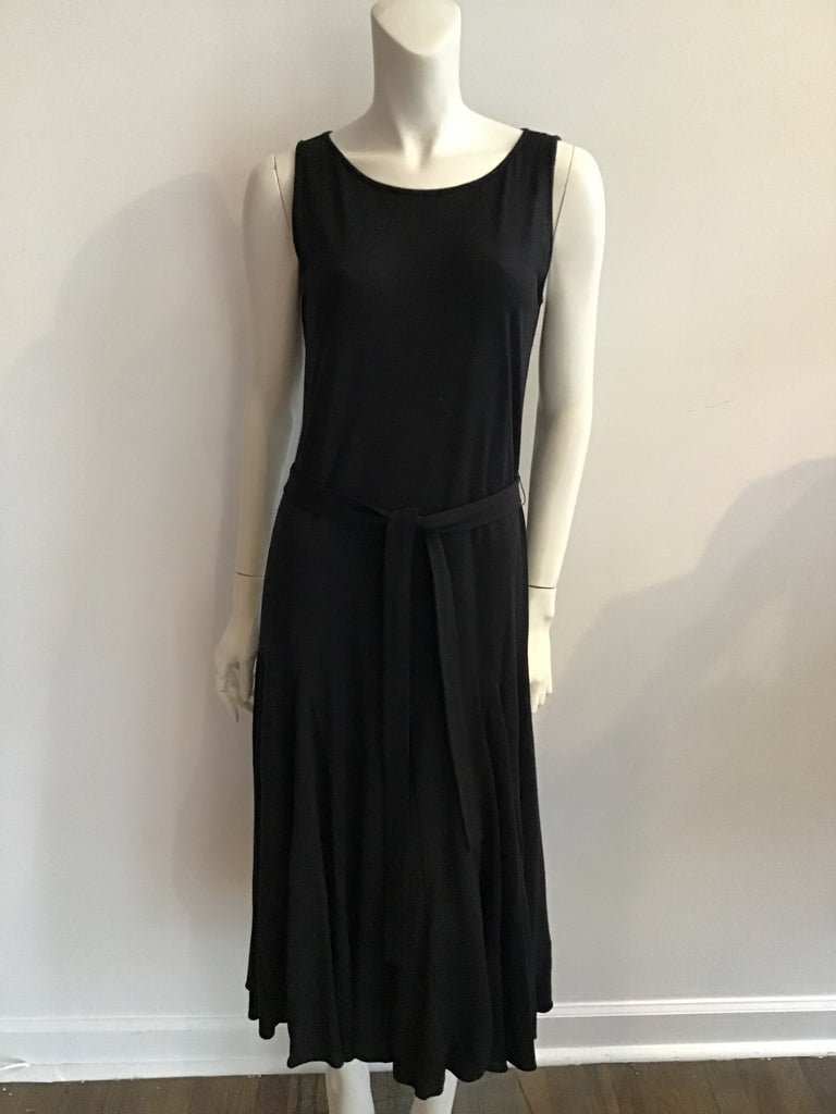 1970s Giorgio Saint’Angelo Black Knit Dress