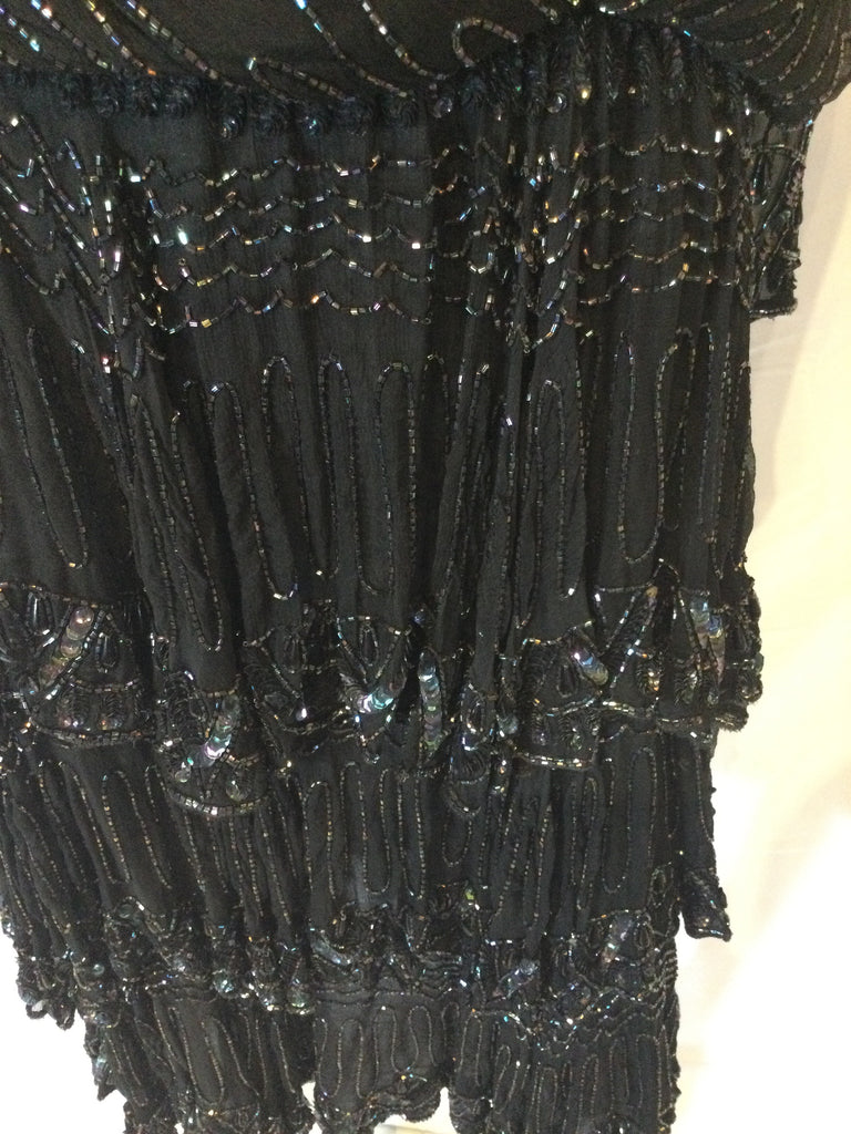 1980s Beaded Cocktail Dress
