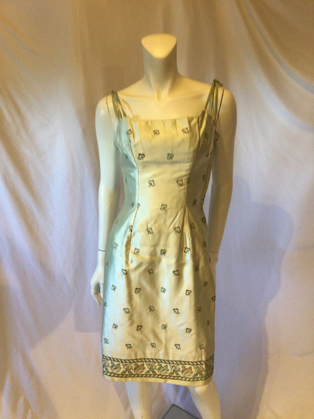 silk 1960s vintage short silk dress
