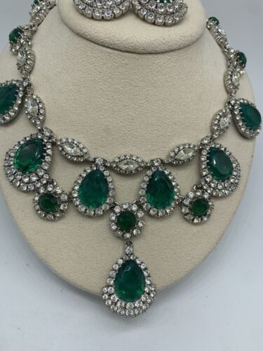 Ciner Necklace and Earring set