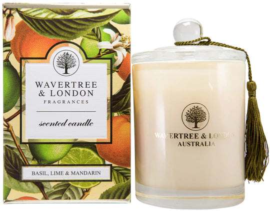 Wavertree&london Basil, Lime, and Mandarin Candle